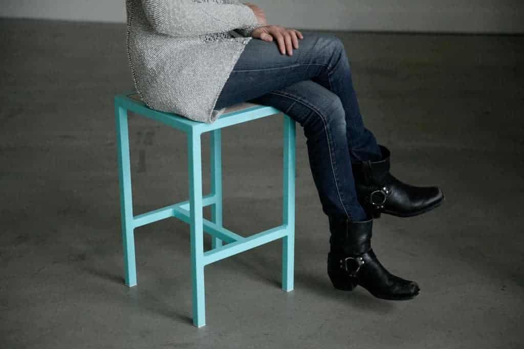 Simple steel stools